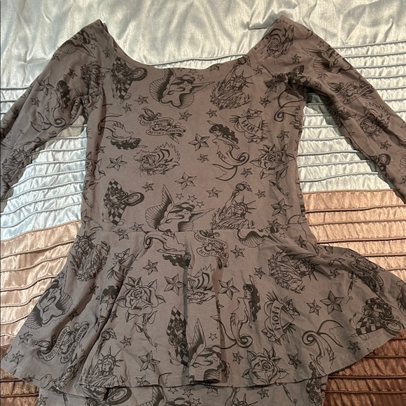 Y2K Betsey Johnson x Mark Mahoney Tattoo Dress - Picture 9 of 10